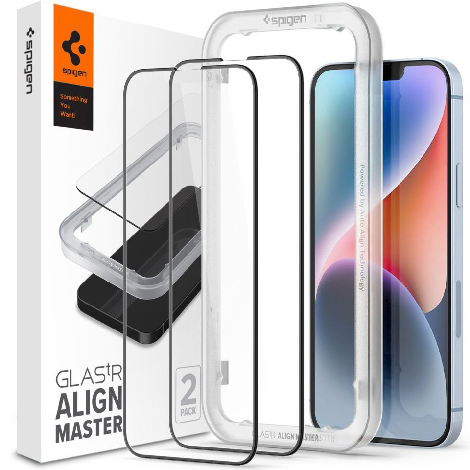 Tvrdené sklo Spigen pre Apple iPhone 14 Plus/13 Pro Max 2 ks.